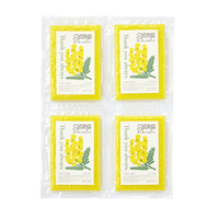 送料無料対象商品】サンサンスポンジ フラワーラベル 4個セット